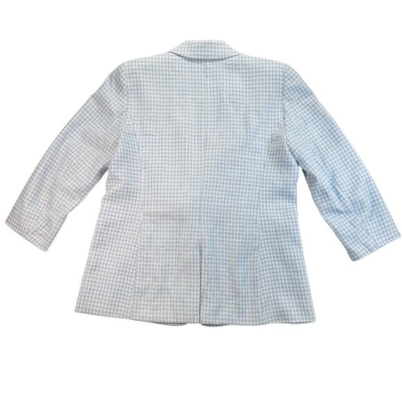 Ann Taylor Blazer Herringbone/Tweed Pattern 3/4 Length Sleeve SIZE 12 - Picture 2 of 12